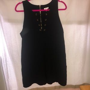 black romper w/ pockets